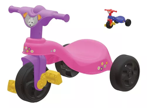 Triciclo infantil menina tamanho maior