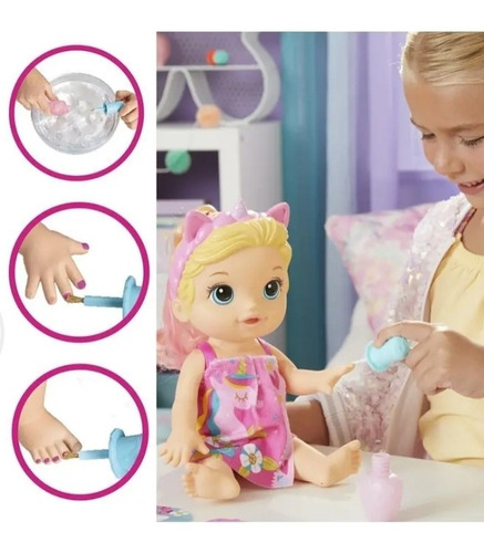 Baby Alive Glam Spa Baby Doll Hasbro F3547 Rubia