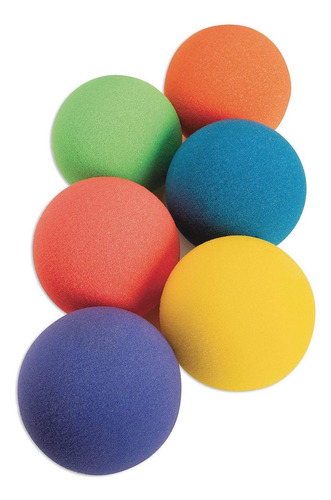 Juego De Pelotas De Espuma Spectrum 15 Cm Set De 6