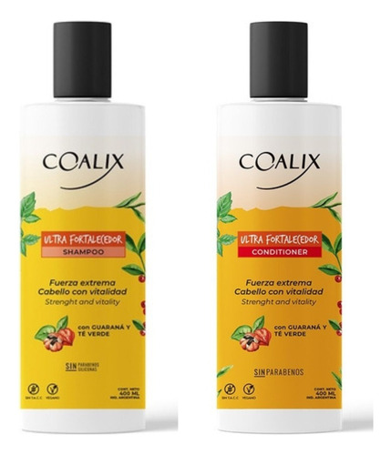 Coalix Shampoo + Acondicionador Ultra Fortalecedor