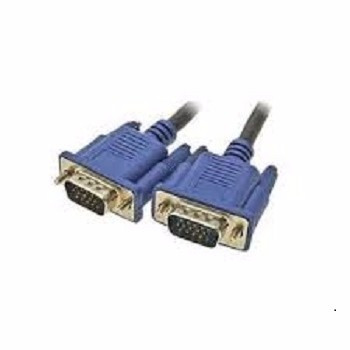 Imagen 2 de 2 de Cable V G A Macho - Macho 1,8 Metros, Dos Núcleos De Ferrita