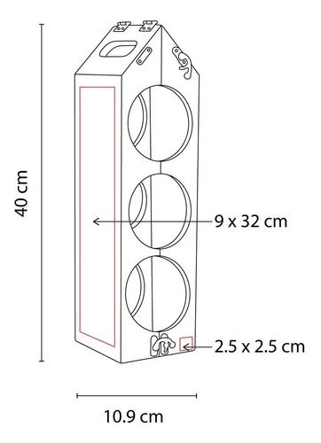Base Soporte Para Botellas De Vino Desmontable