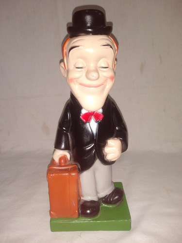 Alcancia Stan Laurel El Flaco Vintage De Los 70's 27 Cm. 