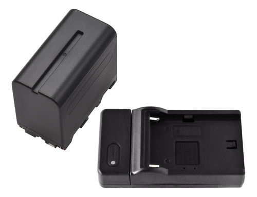 .kit De Bateria E Carregador Para Câmera Np-f960/np-f970
