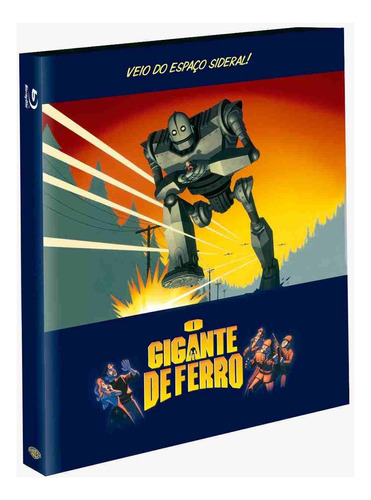 Blu-ray + Dvd O Gigante De Ferro - Edição Com Luva + 5 Cards