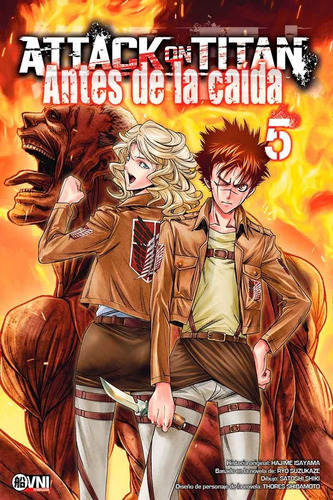 Manga, Kodansha, Attack On Titan Antes De La Caída Vol. 5