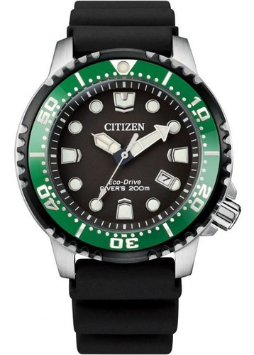 Reloj Citizen 61454 Grabado Promaster Diver Ecodrive Color Del Fondo Negro 61454