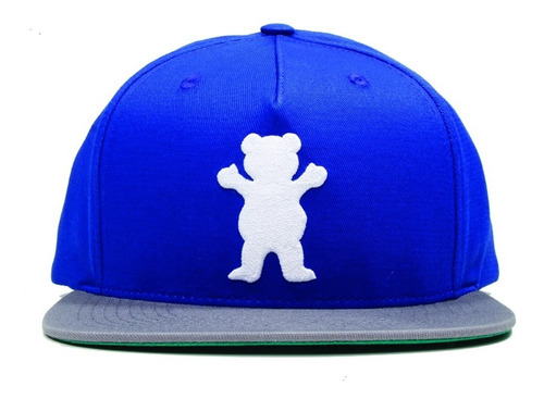 Boné Grizzly Snapback Tone Og Bear Azul/cinza Original