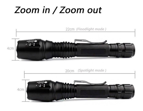 Imagem 5 de 9 de Lanterna Tática Profissional Police 16500w 460000 Lumens Up!