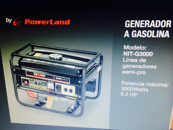 Generador 3000 Watts | MercadoLibre.com.mx