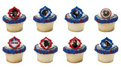 Brand: Captain America Capitán Divided Cupcake