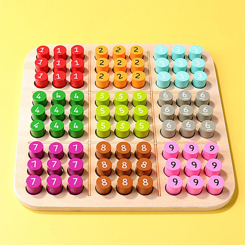 Sudoku De Madera Rompecabezas Juego De Mesa Mini