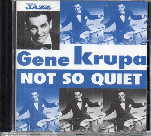 Gene Krupa - Not So Quiet - Cd Hecho En Italia