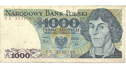 Polonia. 1000 Zlotys. Pick 146. 1982. Usado.