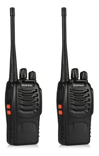 Pack 2 Radio Transmisor Walkie Talkie Bf-888s Manos Libres