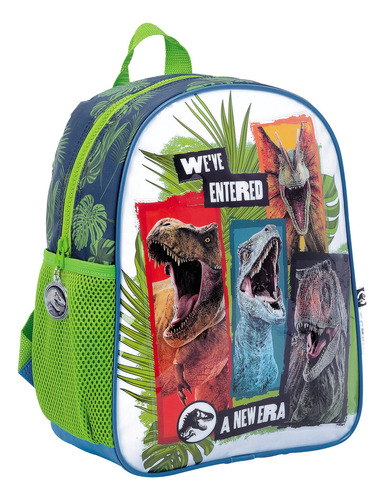 Mochila 12 Espalda Jurassic world Wabro Linea Nueva Era 