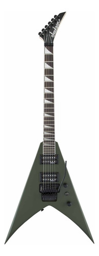 Guitarra eléctrica Jackson JS Series King V JS32 de álamo matte army drab brillante con diapasón de amaranto