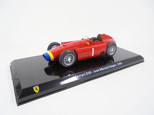 Ferrari D50 # 1 Juan M Fangio Campeon F1 1956 Escala 1/24 Rojo