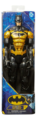 Figura De Acción Dc Comics Attack Tech Batman Articulado 3