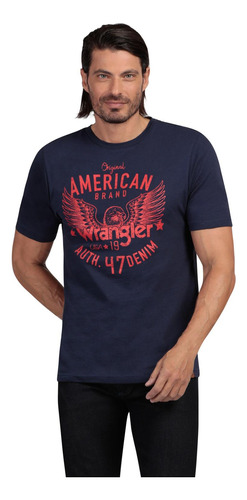 Playera Comfort Manga Corta Wrangler Hombre 267