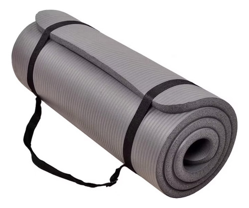 Tapete Para Yoga Extragrueso Balancefrom 12 Mm ( Colores ) Color Gris
