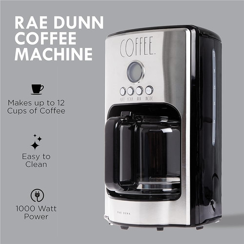 Rae Dunn Cafetera De Goteo Programable, Cafetera Para Cocina