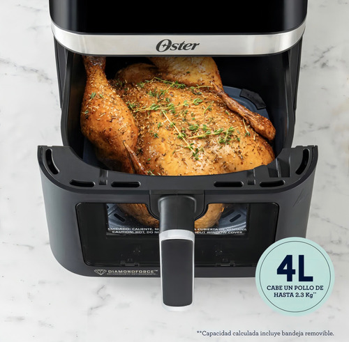 Freidora De Aire Digital Oster 4l Recubrimiento Diamondforce