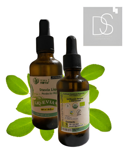 Stevia Liquida Organica Certificada Liq-evia 50 Ml