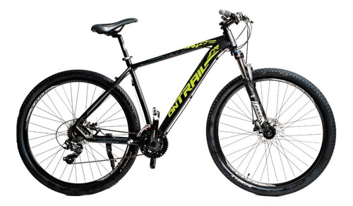 Bicicleta Mtb Firebird Alum R29 21v Full Shimano. Color Negro/amarillo Tamaño Del Cuadro 18