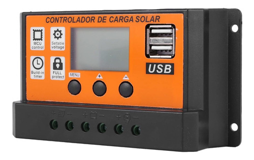 Ticarus Regulador Panel Solar Mppt 100 Controlador Carga 12