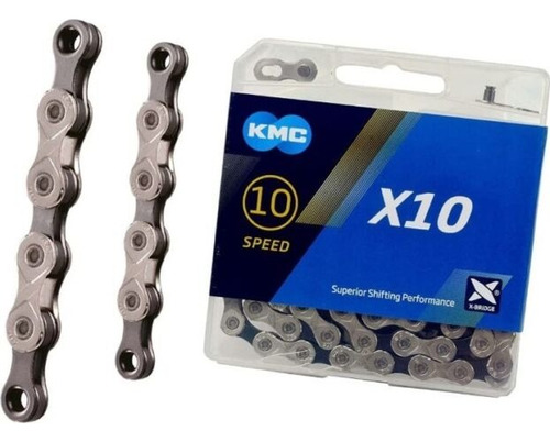 Cadena Kmc X10 De 10v 116l Para Bicicleta+envio Gratis