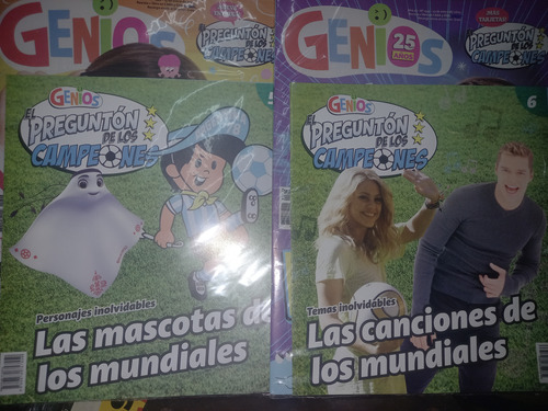 Pregunton De Los Campeones, Genios X 9 Revistas, Del 1 Al 9