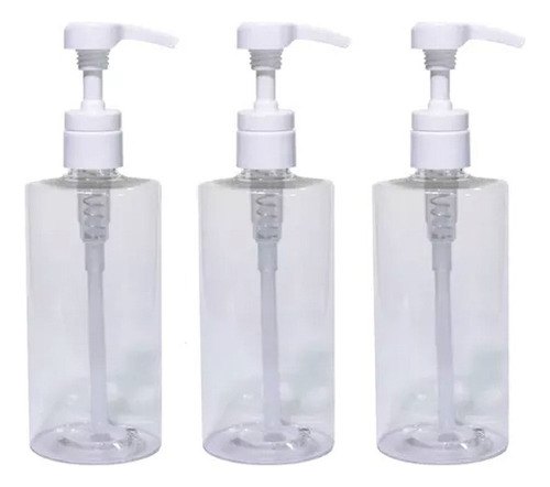 3 Dispenser Porta Detergente Válvula Profissional 500ml