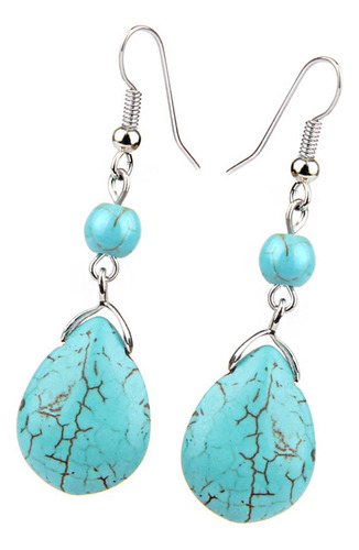 Pendientes Nupciales Pendientes De Retro Pendientes Azul