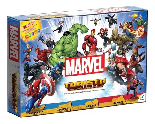 Juego De Mesa Turista Marvel Novelty