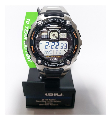Reloj Casio Caballero Acero Inoxidable Ae-2000wd-1avcf