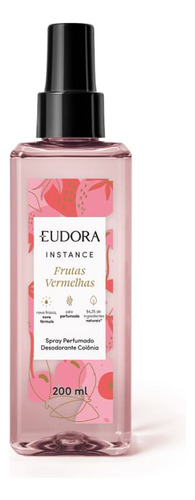Eudora Instance Frutas Vermelhas Spray Perfumado Colônia