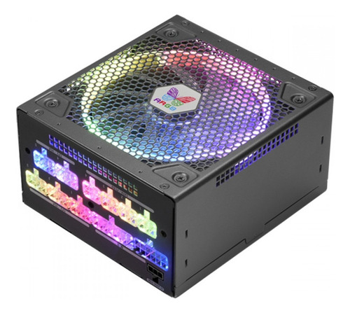 Fonte Super Flower Iii Argb 750w, 80 Plus Gold, Full Modular Cor Preto
