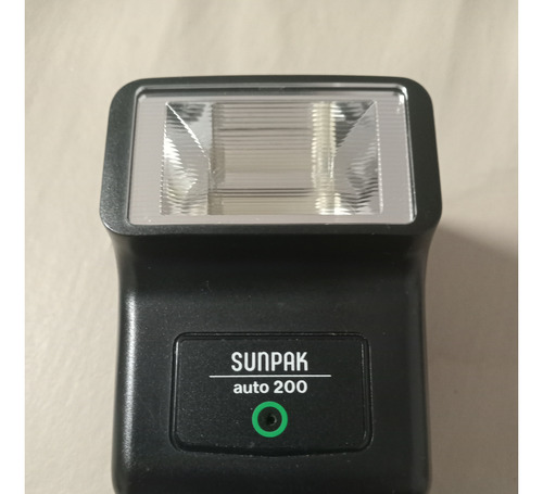 Flash Portatil Sunpack Auto 200 Para Camara Fotografica