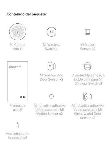 Mi Smart Sensor Set- Kit De Seguridad