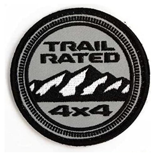 Logo Trail Rated 4x4, Parche Bordado Redondo De 3  Plan...