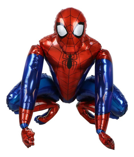 Globo Metalizado 3d Grande Spiderman Batman Iron Man Fiestas