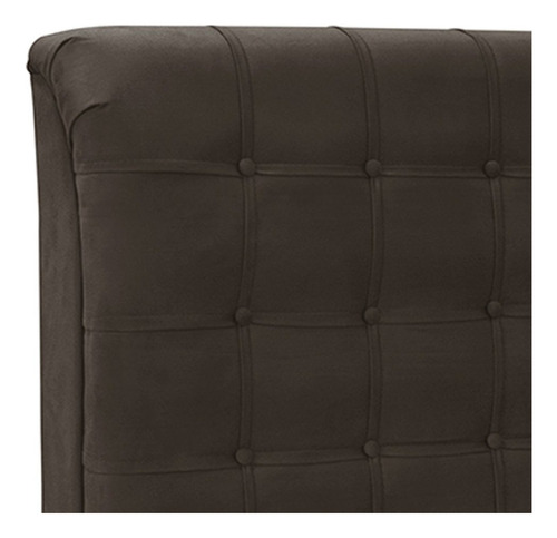 Cabeceira Casal New Plus 140cm Dama Chocolate Gc