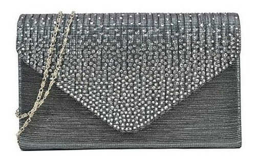 Bolso De Noche Para Mujer Con Estilo Sobre De Diamantes