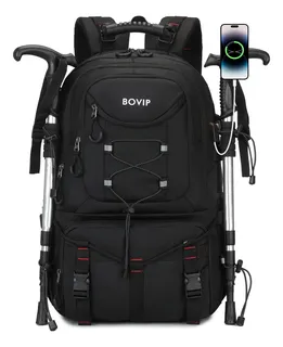 Mochila Trekking 40l Usb Impermeavel Trilha Camp Viagem
