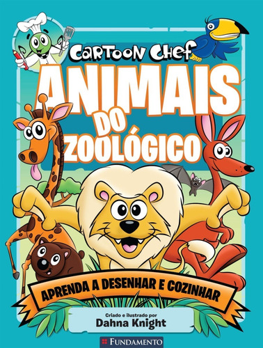 Livro Cartoon Chef - Animais Do Zoologico