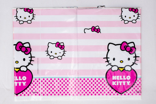 Toalha Hello Kitty Plástica De Mesa 1.20x1.80cm Festa 1 Un