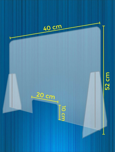 Mamparas Sanitarias Acrílicas 2mm  Y 50 X 40 $1.300