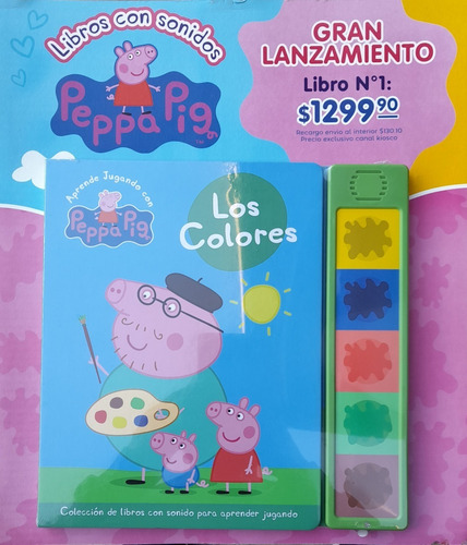 Peppa Pig - Libro Con Sonidos N° 1 Los Colores