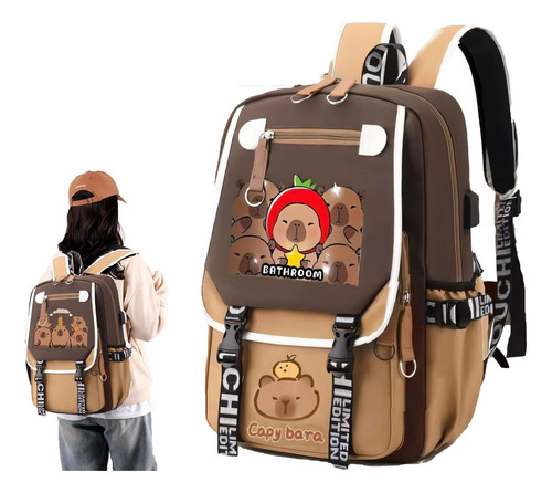 Mochila Capibara, Capybara-mochila Kawaii, Mochila Capibara
